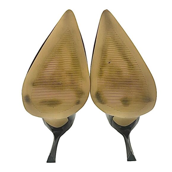 Marc Fisher LTD SASSIE Women’s 5.5M Black Leather Pointed Toe Stiletto Pumps - Picture 12 of 13